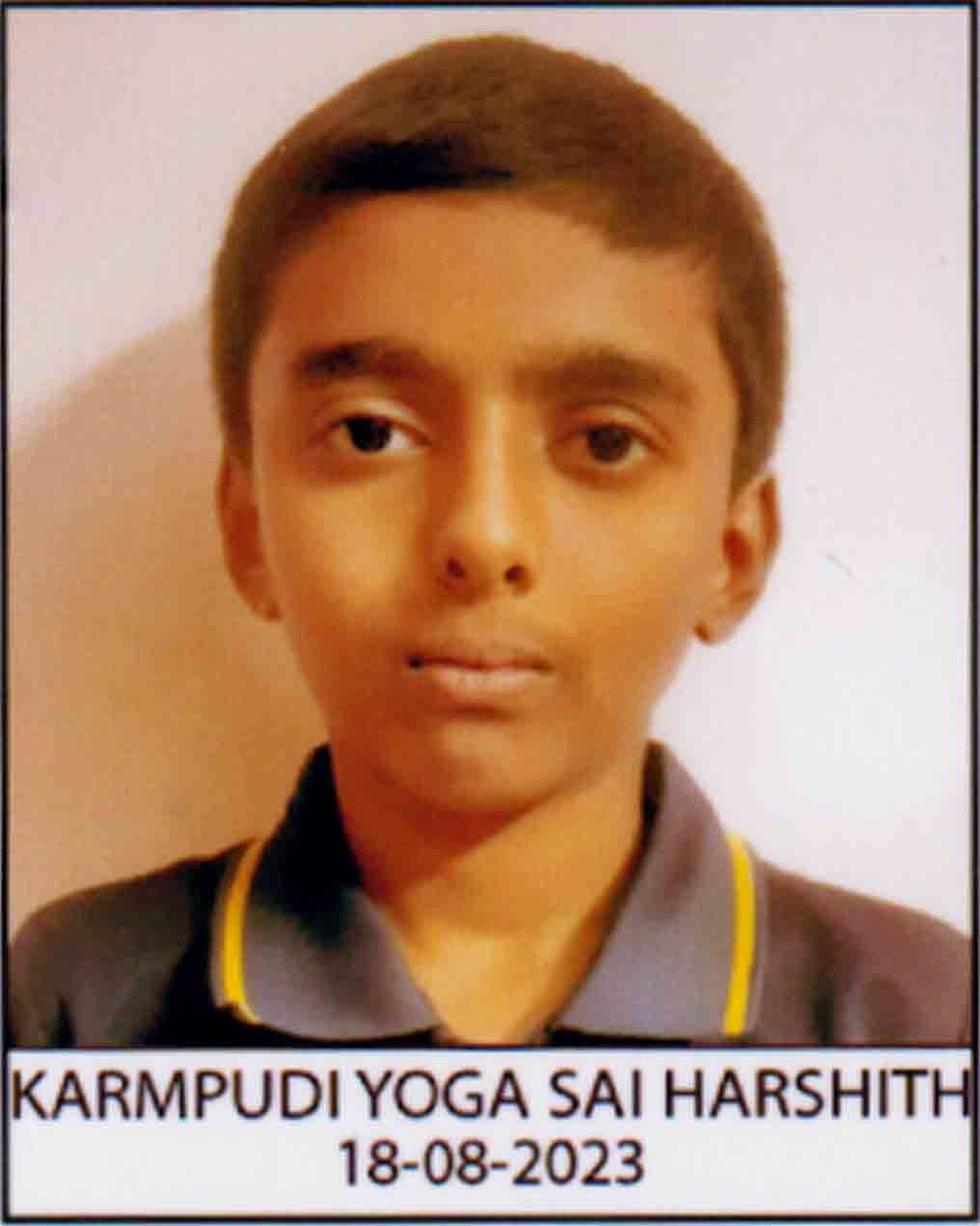 KARAMPUDI YOGA SAI HARSHITH